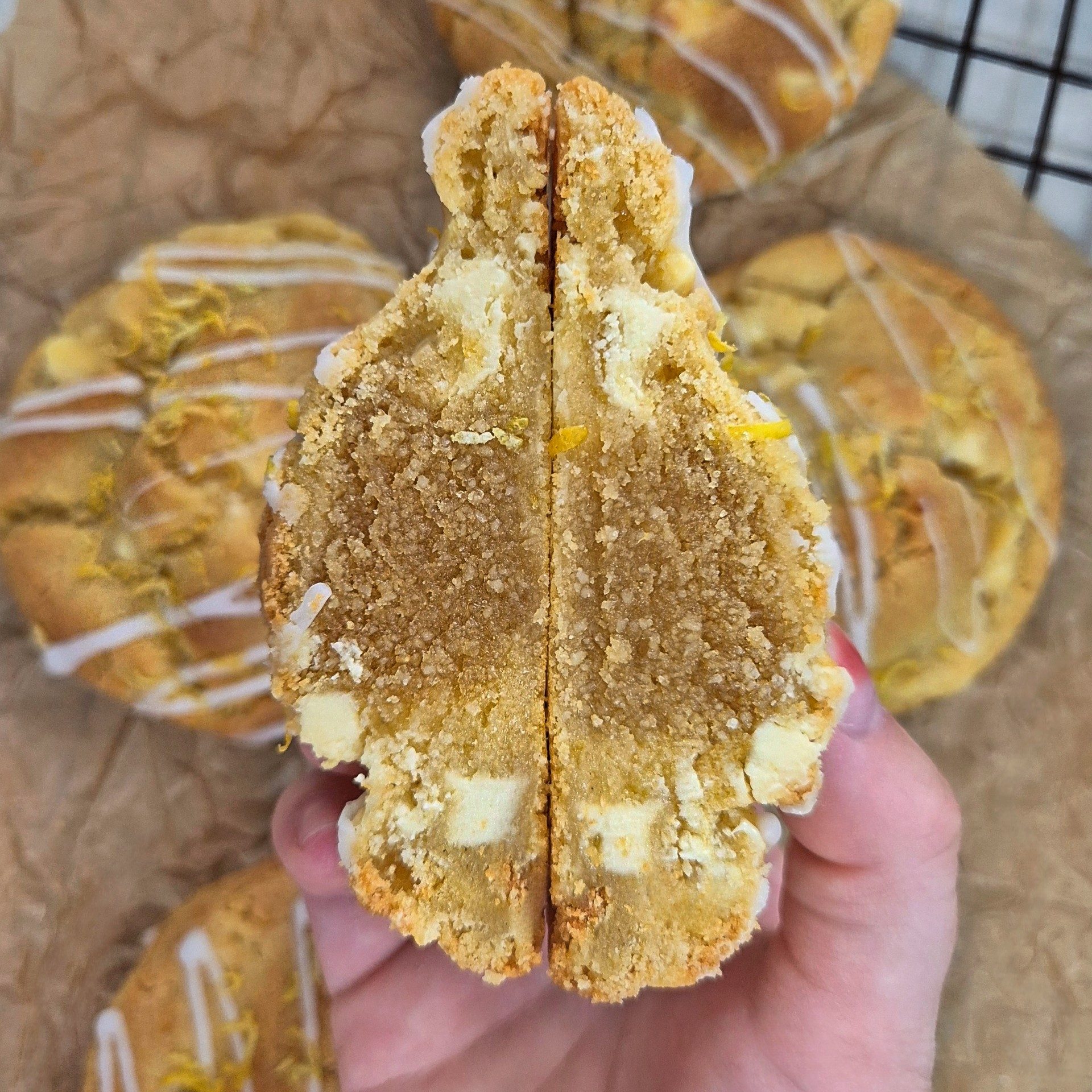 Lemon Frangipane Stuffed Cookies