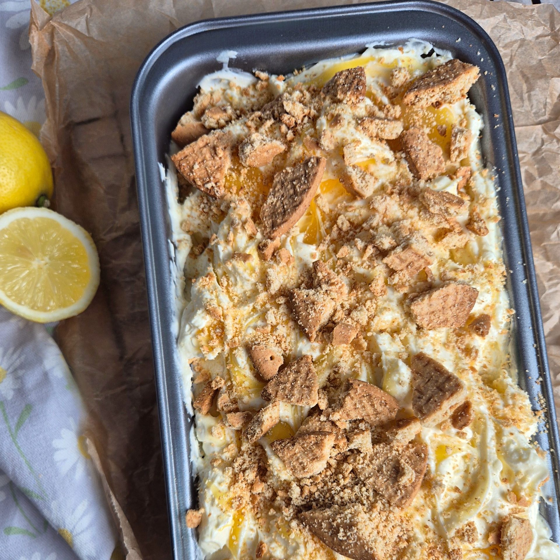 No Churn Lemon Cheesecake Ice-Cream