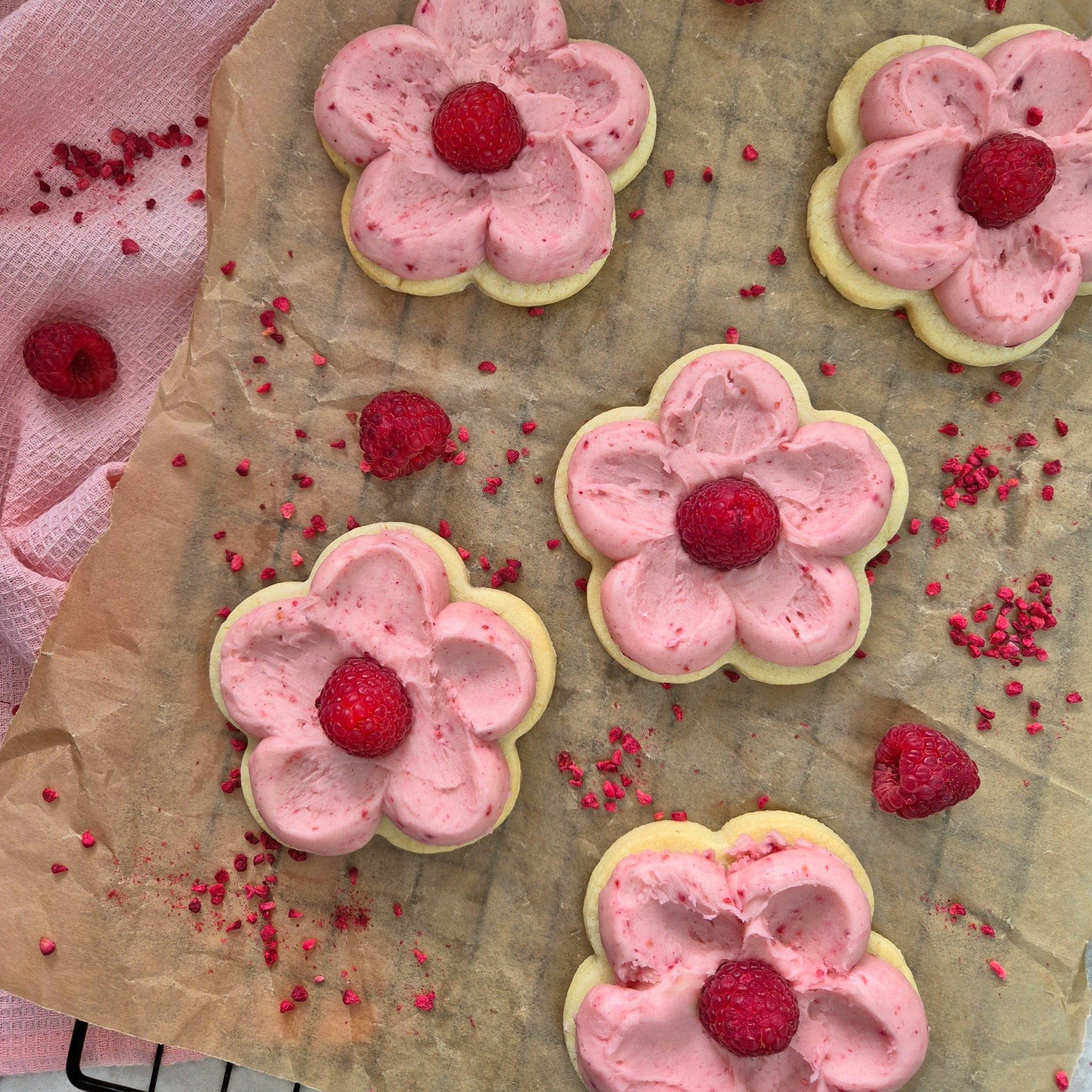 Raspberry Sugar Cookies