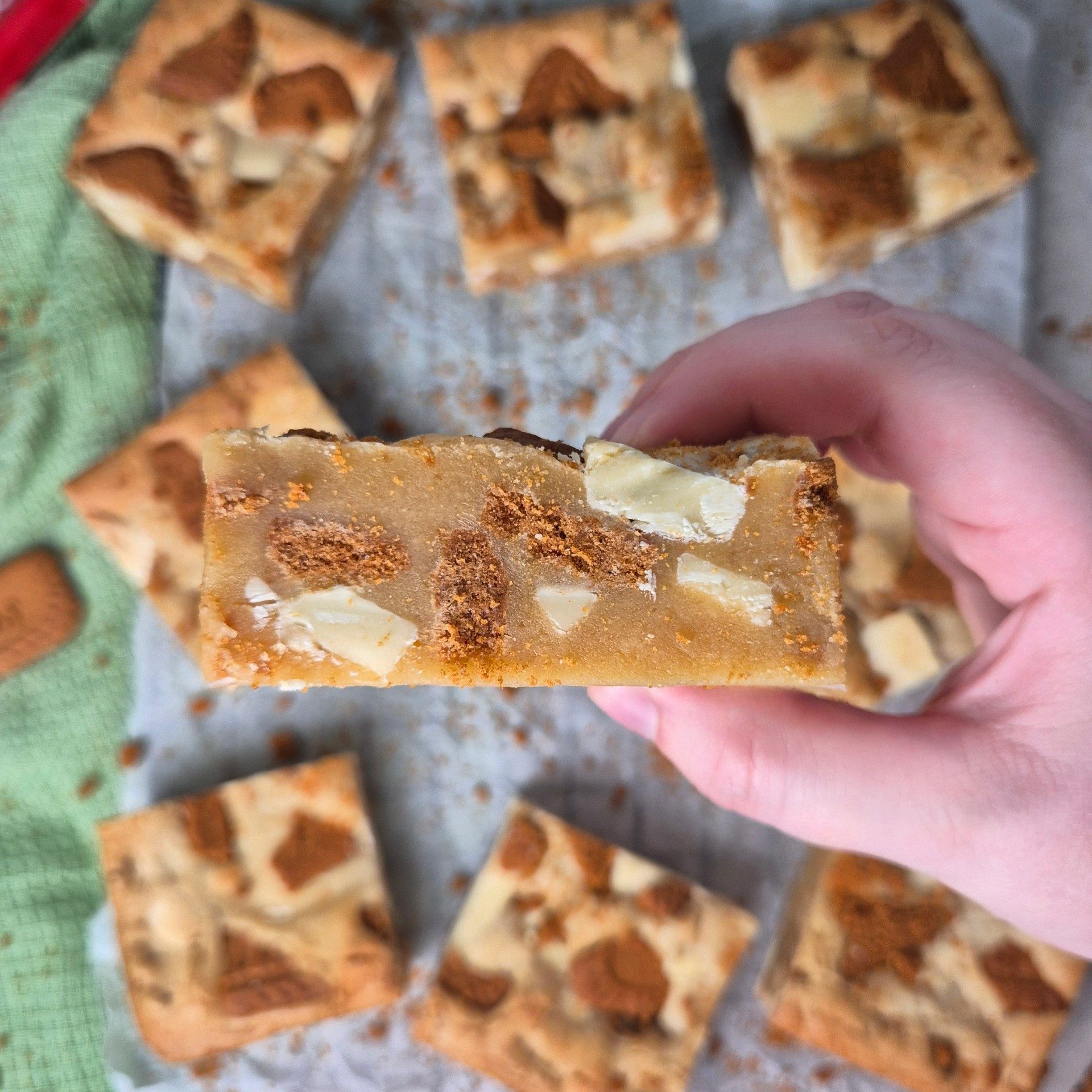 Biscoff Blondies