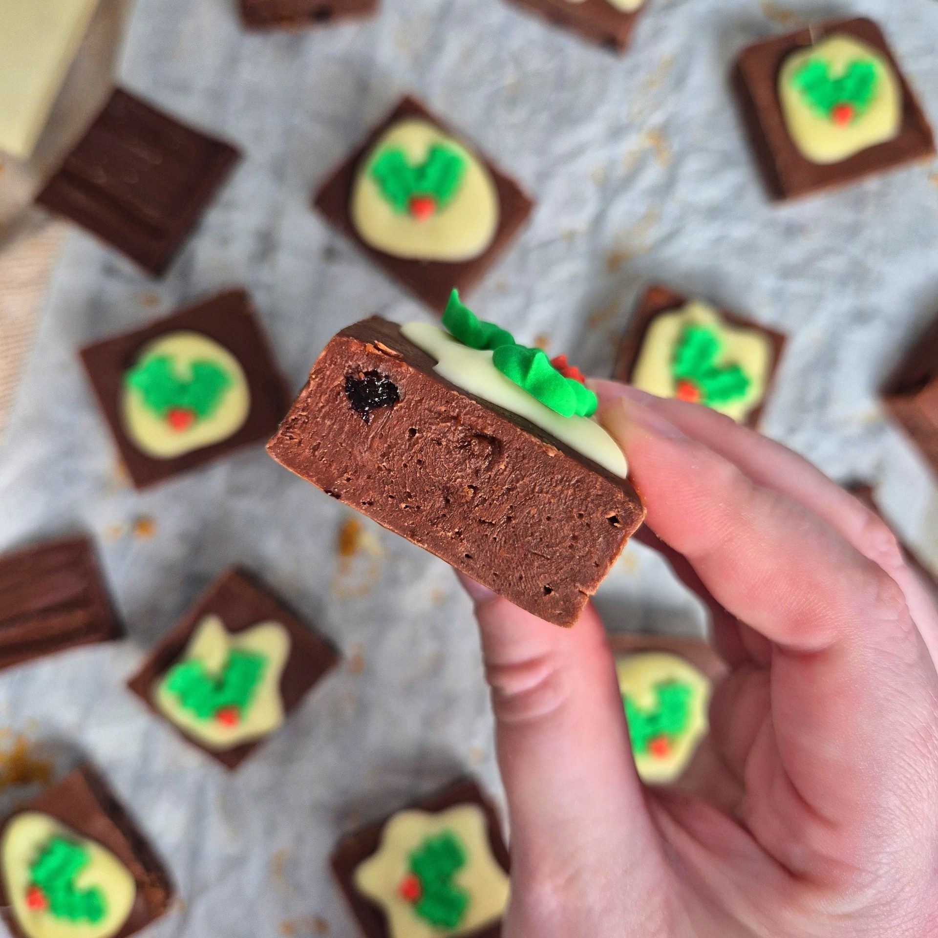 Christmas Pudding Fudge