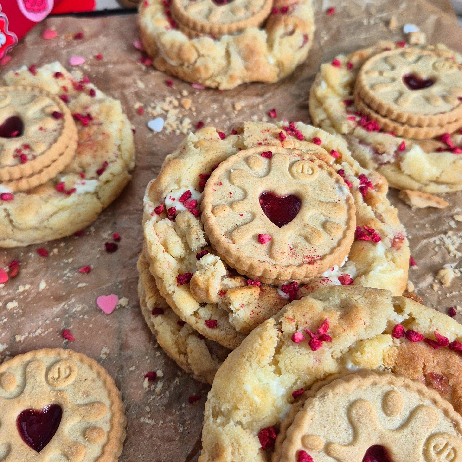 Raspberry Jam Cookies