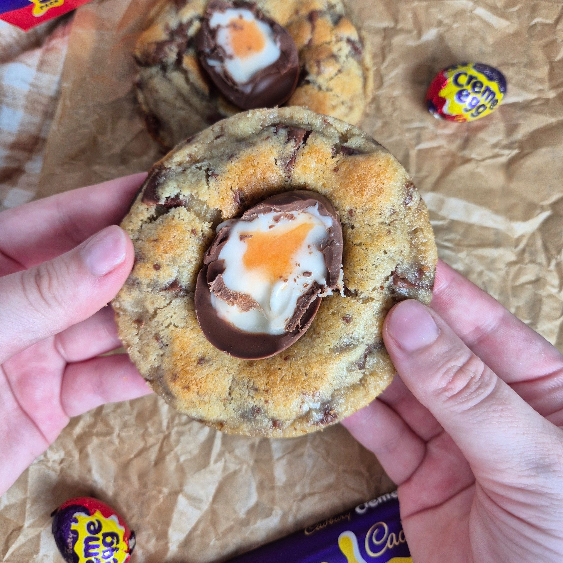 Creme Egg Cookies