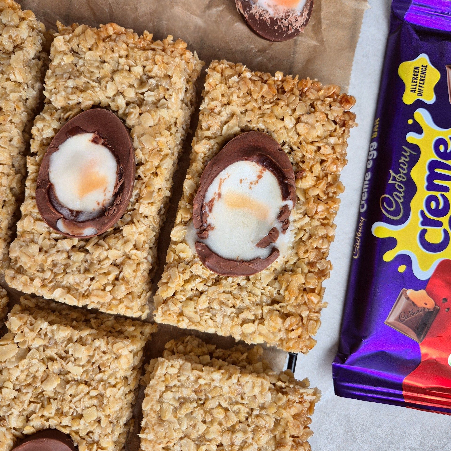 Creme Egg Flapjacks